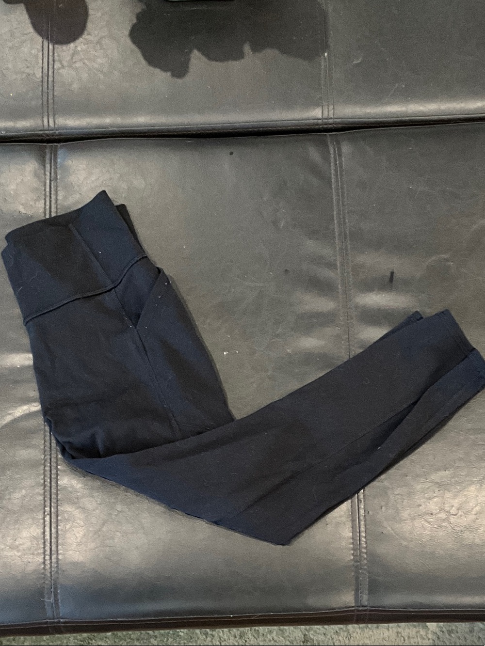all in motion Black High-Waist Active Leggings with White Logo
